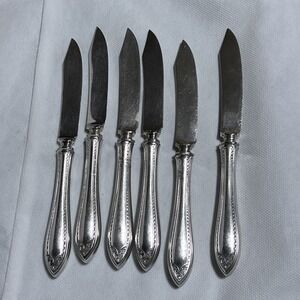Oneida Community Silverplate 1910 Fruit Grapefruit Knives Knife Set 6